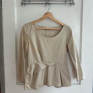 MARNI peplum top